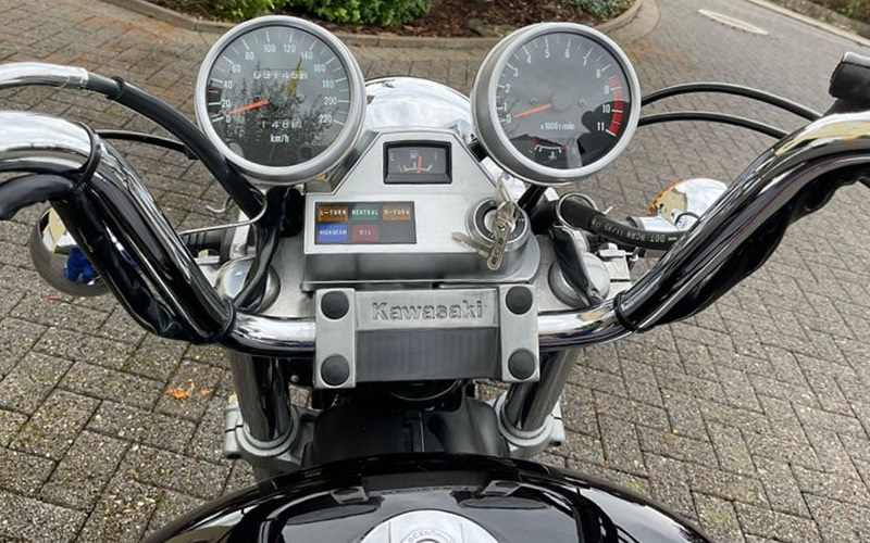 Vulcan 750, 1994 year, dashboard