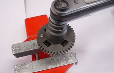 Remove the camshaft, lock it on a vice with…