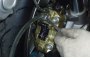 Bleeding front braking system