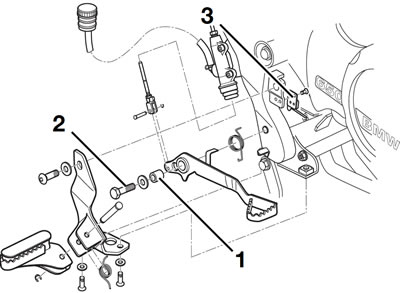 Remove hexagon fit bolt (2).