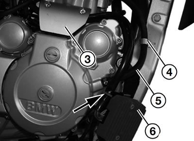 Lowering engine (БМВ F 650 GS, 2000-2007: Engine and systems: Engine ...