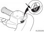 Checking the front/rear brake fluid level