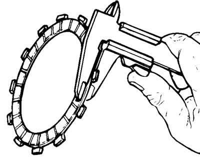Measure the thickness of the drive plates (the…