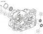 Transmission right crankcase bearings