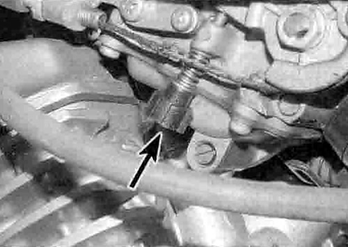 Idle speed — check and adjustment (Honda Africa Twin 750, 1989-2003 ...