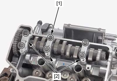 Camshaft — removal, installation and inspection (Honda Africa Twin 1000 ...