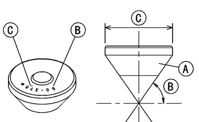 377.5 — Outer diameter of cutter [C]