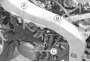 Alternator cover — removal and installation