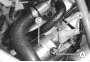Starter motor — removal and installation